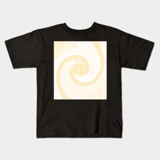 Molten swirls zen, yin and yang serendipity in Aspen-gold Kids T-Shirt